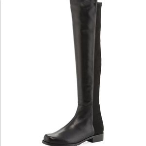 Stuart Weitzman 50/50 Leather Over-the-Knee Boot